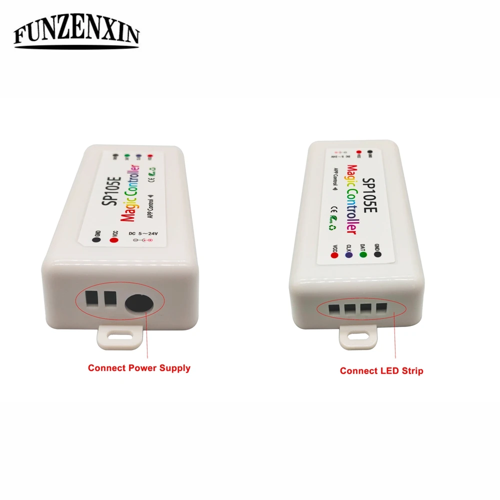 Волшебный светодиодный контроллер DC5-24V SP105E Dream Color Bluetooth Smart для 3Pin 4Pin 5050 RGB