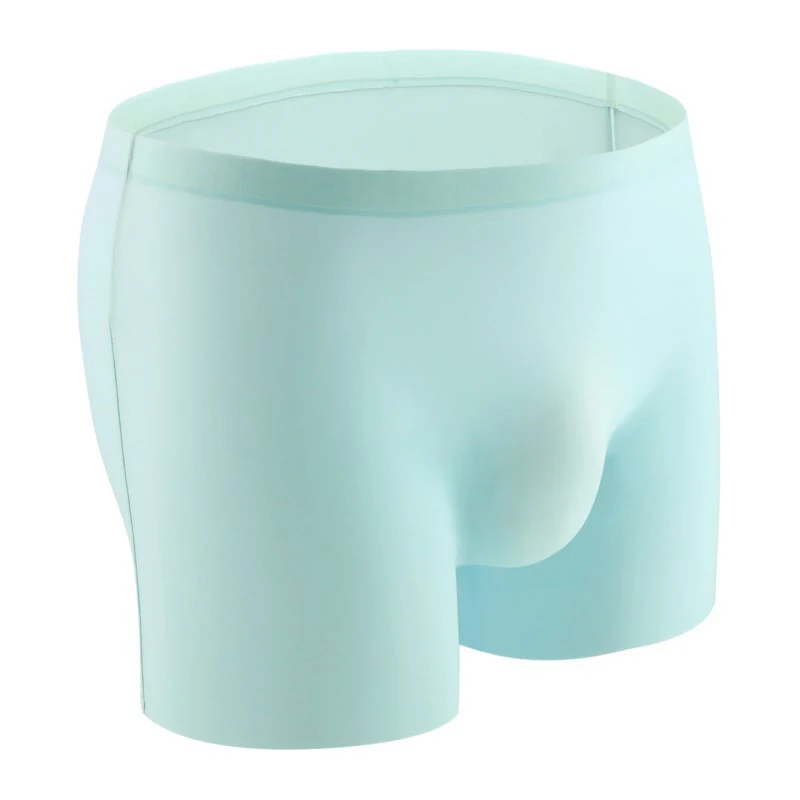 

Трусы-боксеры мужские ультратонкие, пикантное бесшовное нижнее белье, прозрачные шорты с заниженной талией, 3D трусы-шорты