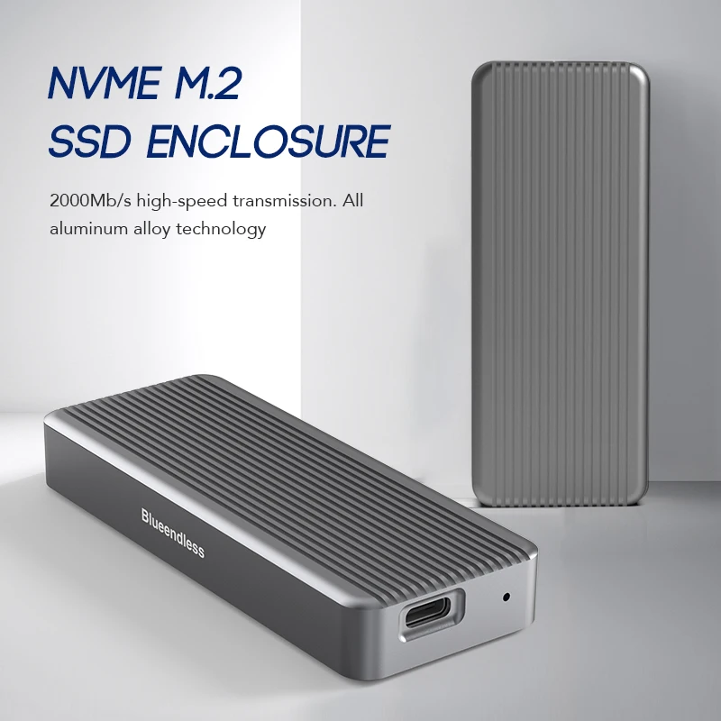 Чехол Blueendless LSDT 20 Гбит/с M.2 NVME SSD с адаптером картой типа C корпус для 2230 2242 2260 2280