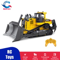 huina 116 rc truck model remote controlled bulldozer tractor crawlers engineering car 2 4g radio controlled car toys for boy