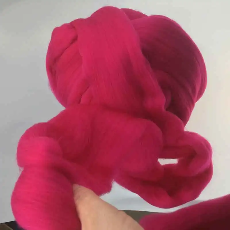 rose red Супер мягкое теплое вязаное одеяло ручной работы из толстой пряжи шерстяное объемное вязаное одеяло зимний диван-кровать домашний декор пледы одеяло s - Цвет: rose red