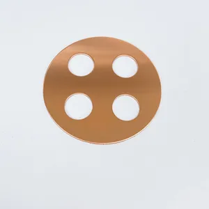 Бесплатная доставка, красная медная пластина для колпачков пузырьков 3 дюйма (OD 77 мм). Высококачественное и санитарное