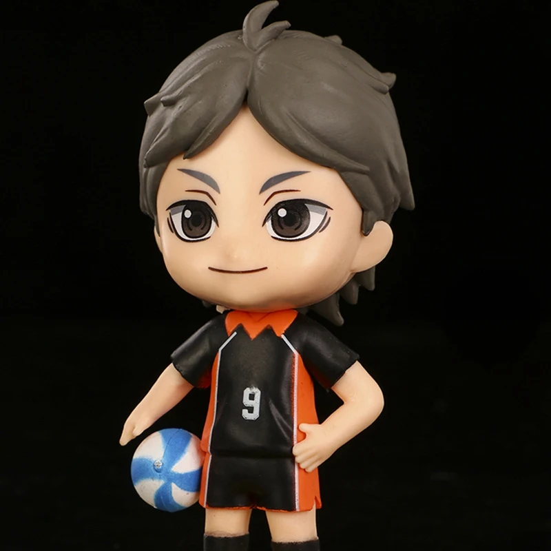 

4Pcs/set Anime Figure Model Toys Hinata Haikyuu Tobio Shoyo Kenma Tooru Yuu Kei Model Nekoma Action Doll Toys For Kids