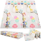 Детский развивающий коврик для игр, складной детский игровой коврик для ползания, мультяшный декор для комнаты, мягкий ковер из пенополиуретана