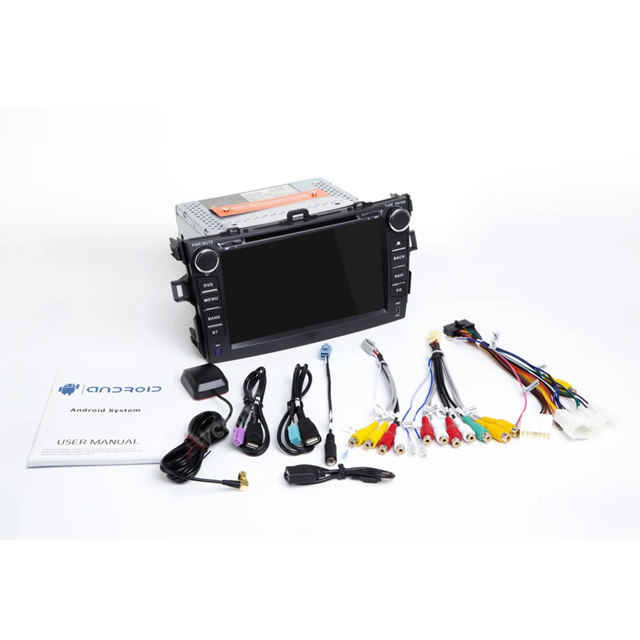 4G+ 64G 8 CORE 2 din Android 9,0 автомобильный dvd-плеер gps для Toyota Corolla 2007 2008 2009 2010 2011 Автомобильный Радио стерео usb obd2 dvr dab