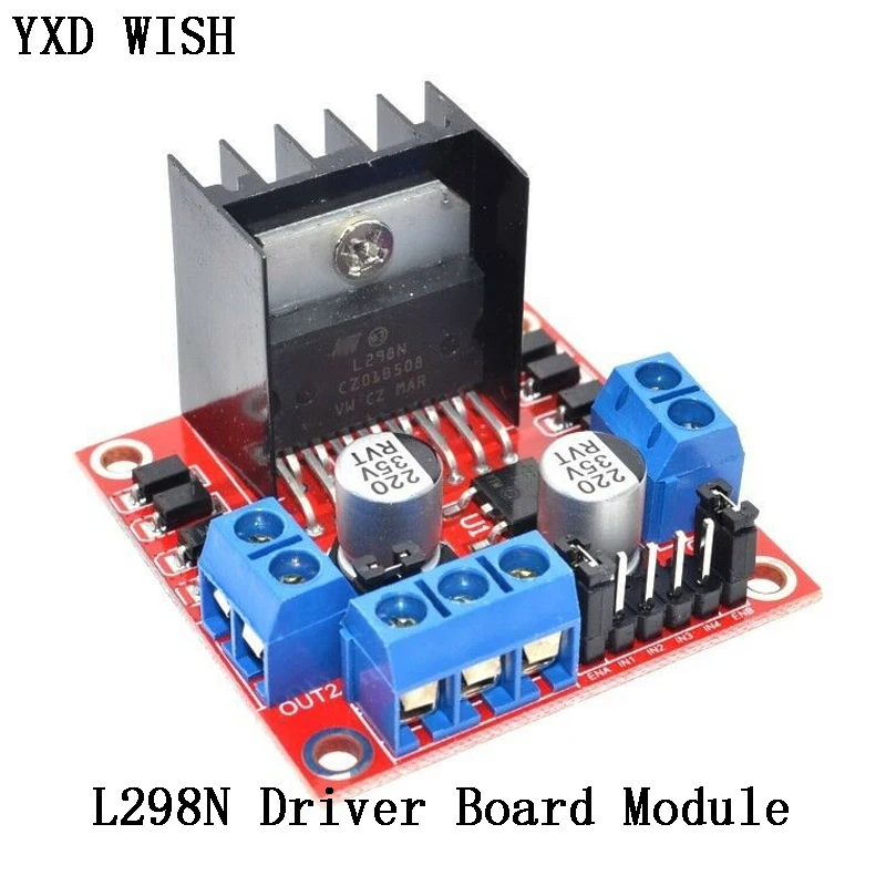 L298N Модуль платы драйвера двигателя L298 шаговый двигатель умный автомобиль робот