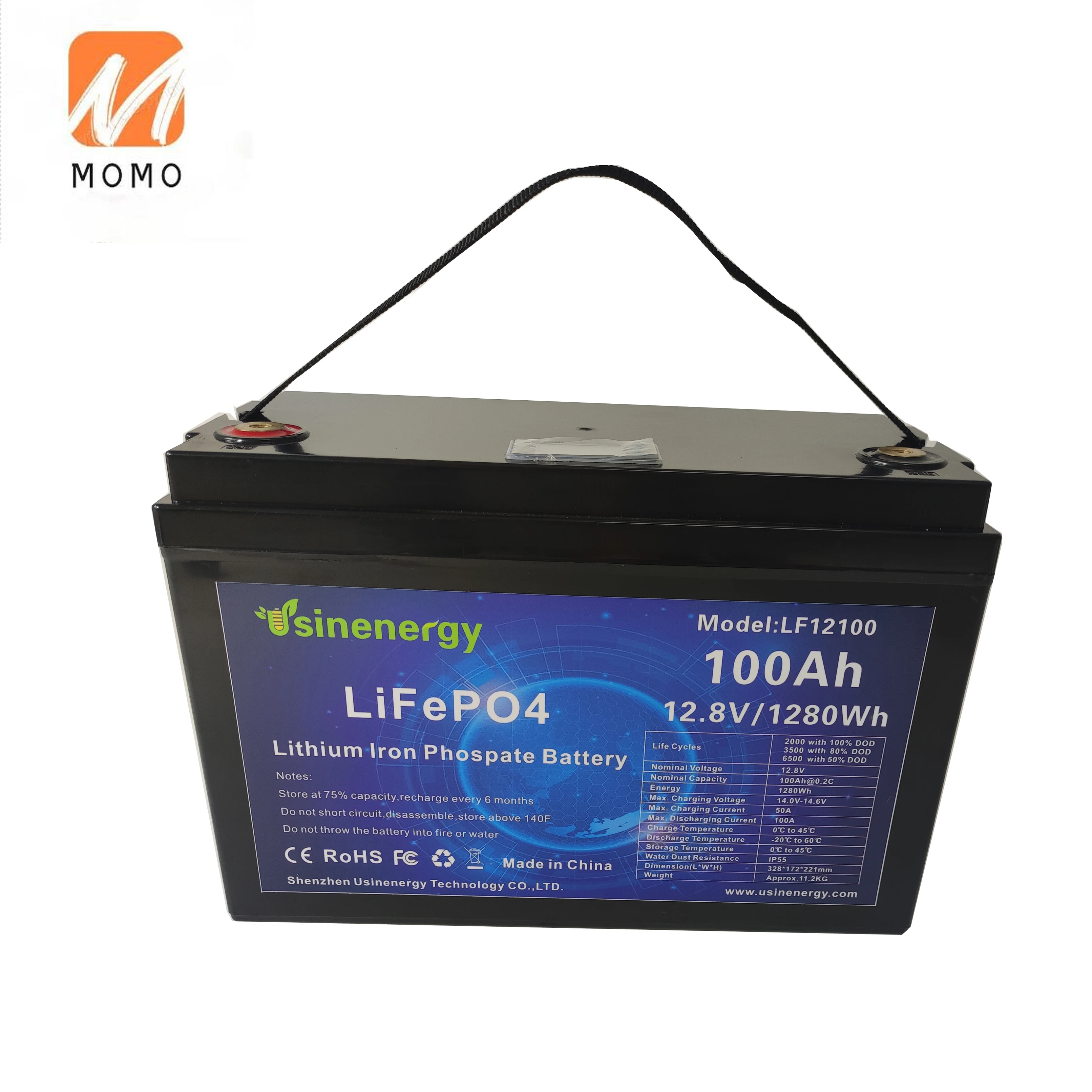 

12V 24V 36V 48V 72V 18Ah 36AH 50Ah 100Ah 200Ah 300Ah 400Ah Lithium Iron Phosphate Batteries LifePO4 Battery