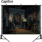 Capisco фон для фотографий Хэллоуин Волшебная книга свечи дом волшебник сцены дети взрослые портреты фон для фотостудии