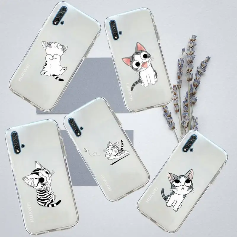 

Dessin chi une vie de chat Phone Case Transparent for Huawei honor P mate 40 20 30 10 50 i 9 x mate pro lite 8a