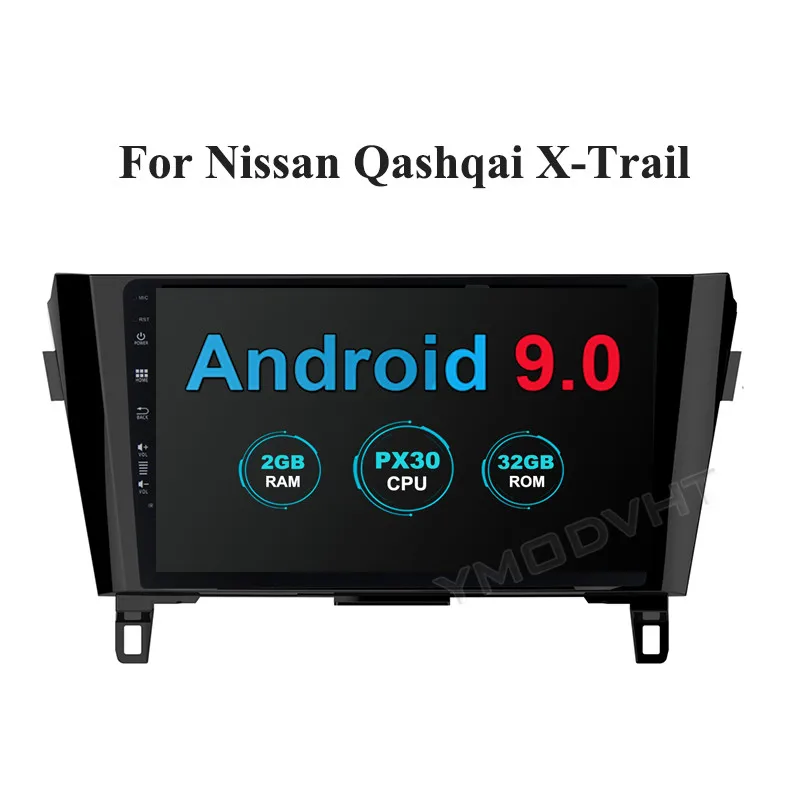 YMODVHT 10 1 дюймов 4 Гб + 64 ГБ Android 9 0 автомобильный DVD-радиоприемник для Nissan X-Trail X Trail T32