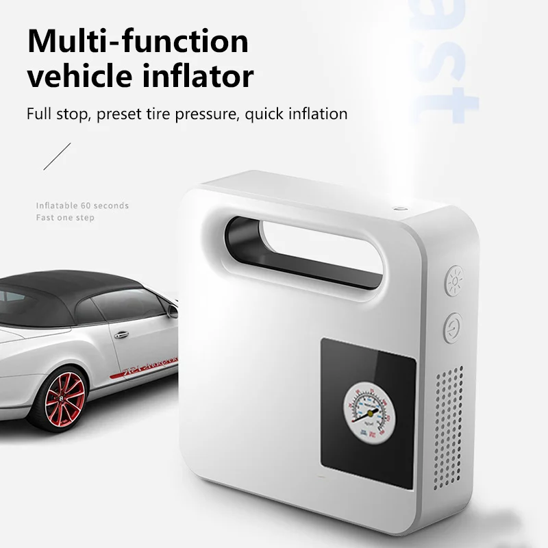 Портативный автомобильный ручной воздушный насос с зарядкой для автомобильных