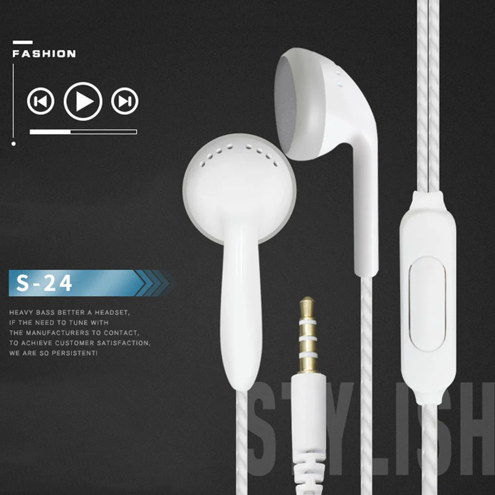 Проводные наушники высокостерео наушники-вкладыши с микрофоном компьютерные