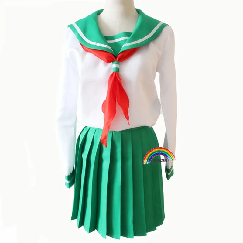 Кимоно в стиле аниме Inuyasha Косплей костюмы Красный японское кимоно Higurashi Kagome Kikyo
