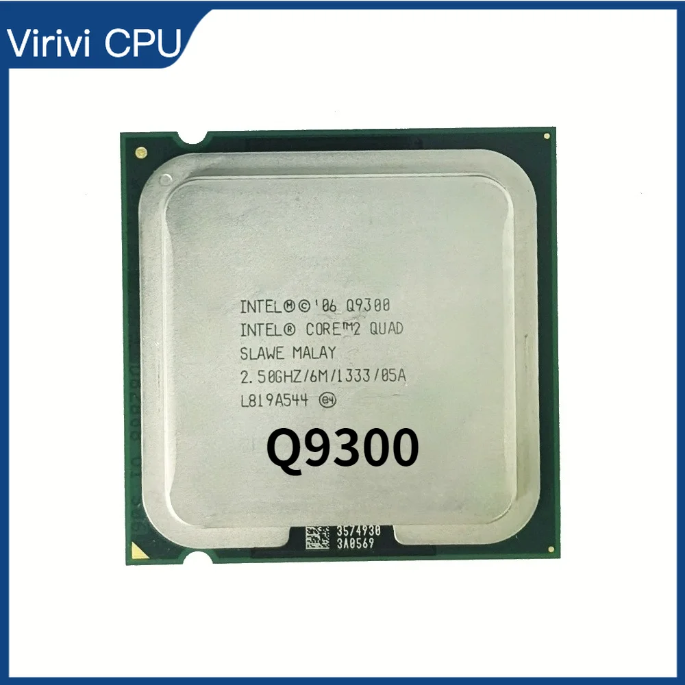 

Intel Core 2 Quad Q9300 2.5GHz Quad-Core CPU Processor 6M 95W 1333 LGA 775 tested 100% working