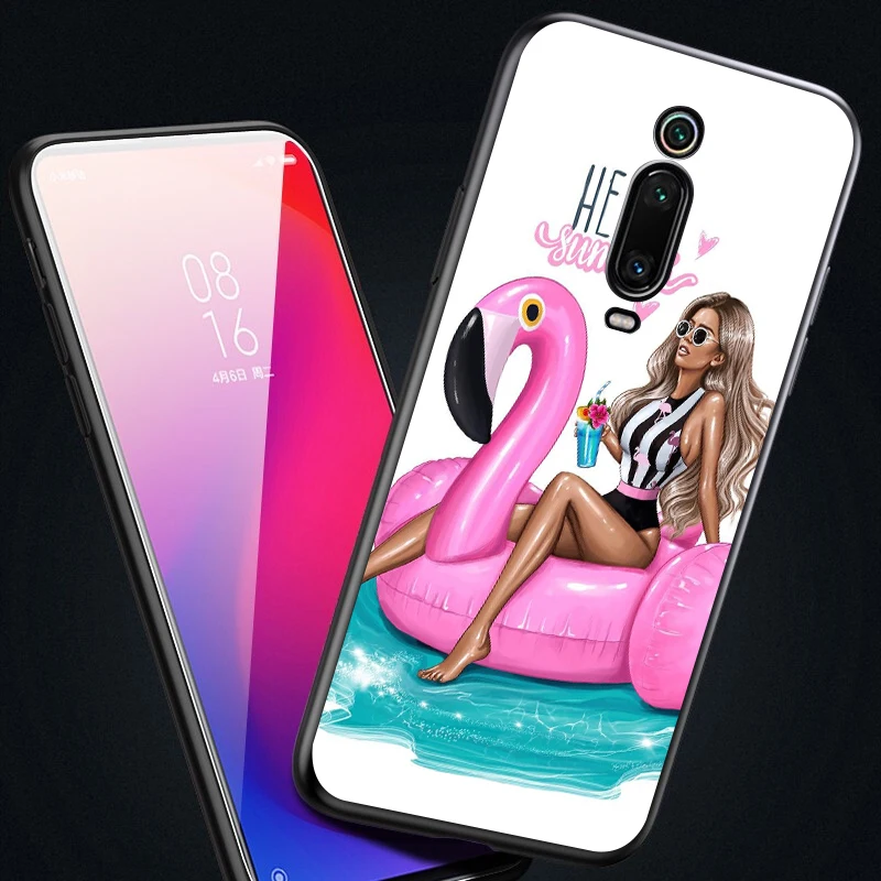 Mom and baby child Soft Case for Xiaomi A3 9T Pro CC9E Mix 2S MAX3 Redmi 7A K20 Note8 Cover |