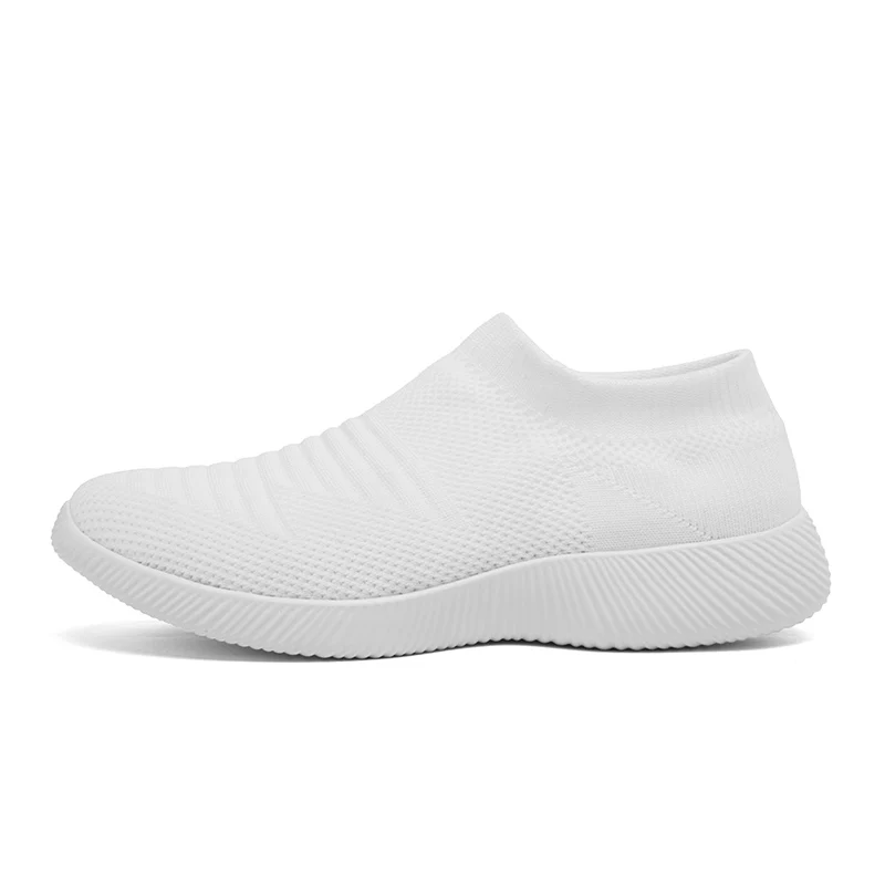 

Thick Bottom Lazy Shoes Pedal Socks Shoes New Casual Women's Shoes Flying Woven Uppers Breathable and Deodorant