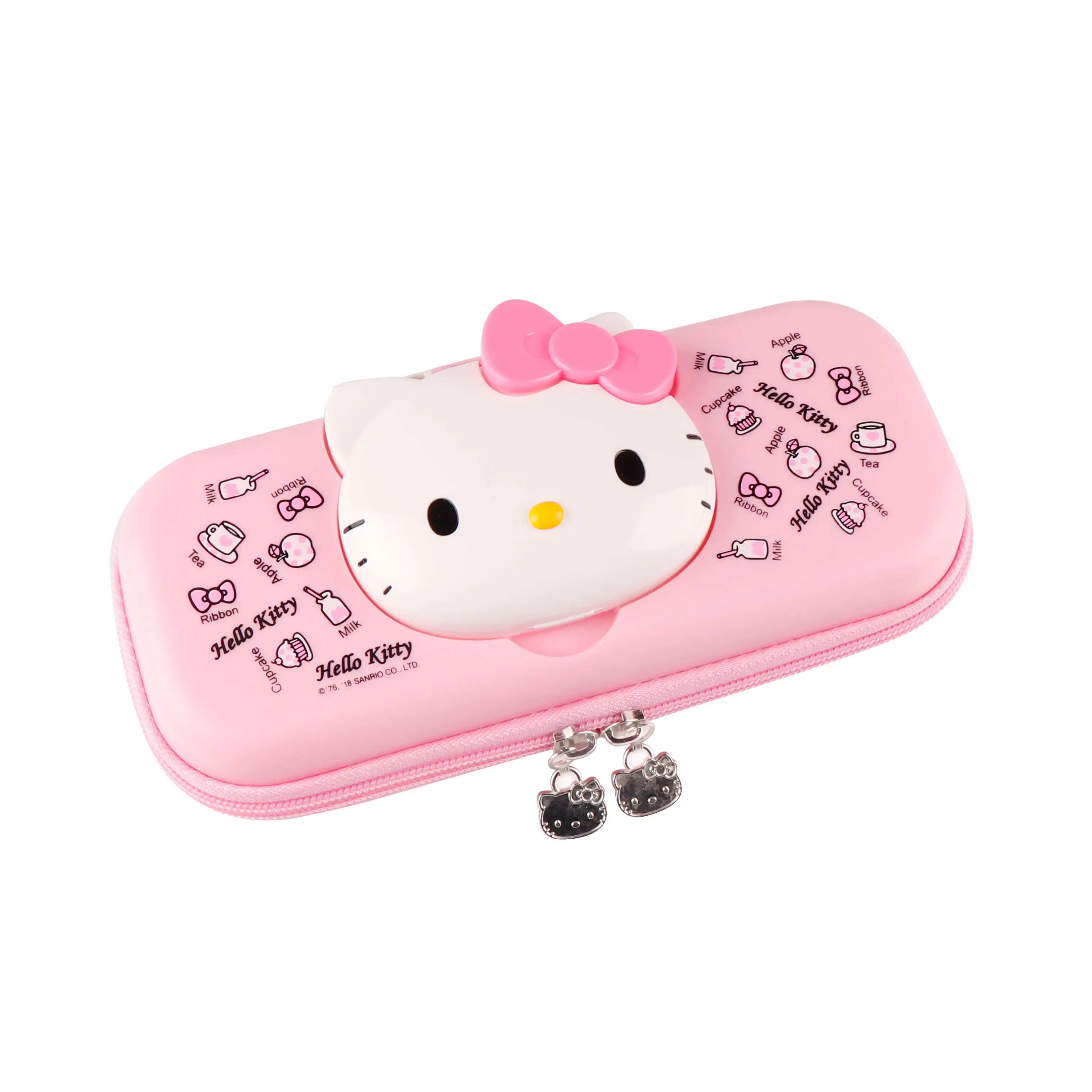 TOPSTHINK, большой вместительный, милый, Hello kitty, многослойный, принцесса, цвет, EVA, ПУ, школьный пенал, чехол для девочек, Kawaii, пенал