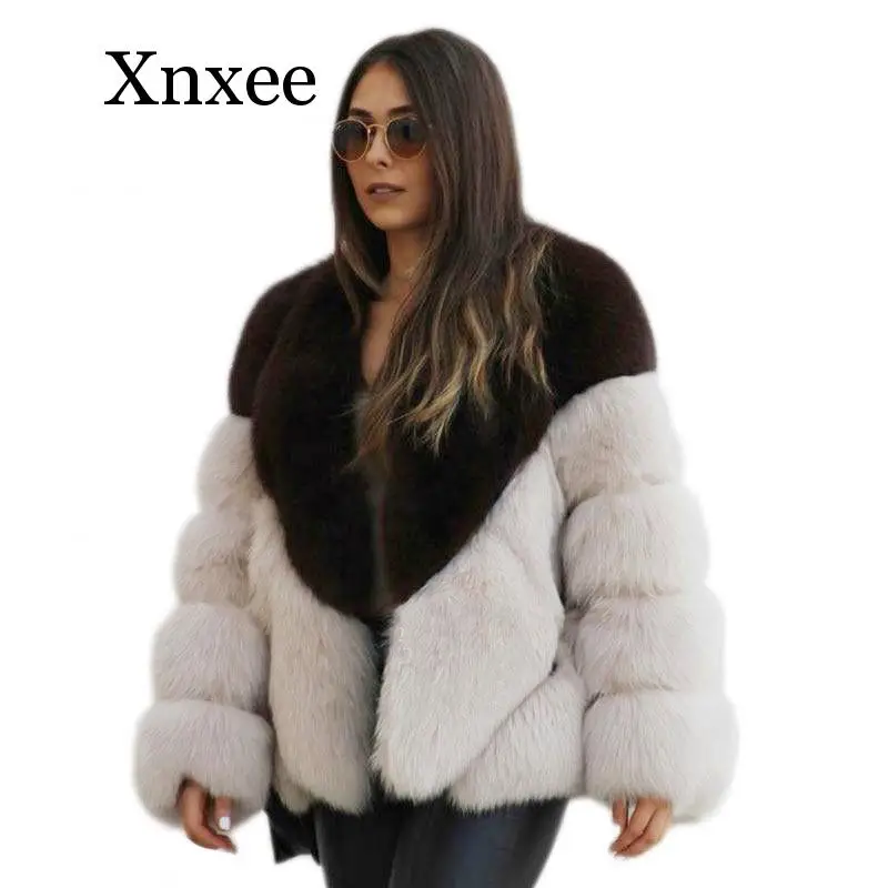 

Новинка 2020, зимнее теплое женское пушистое мягкое пальто из искусственного меха в стиле Харадзюку, винтажная пушистая Меховая куртка больш...