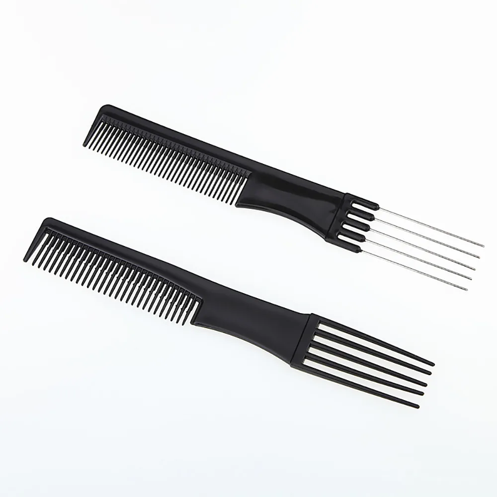 

HAICAR Beauty Tools 10 pC High Quality Hair Styling Comb Set Professional Black Brush Barbers Hair styling comb different set