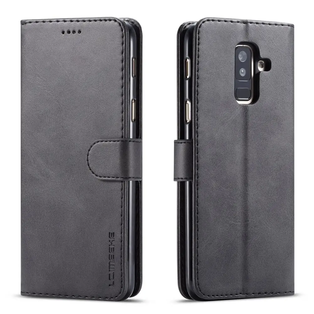 Чехол для Samsung Galaxy A6 Plus чехол с откидной крышкой бумажником A8 A7 A5 A9 A750 2018 кожаный