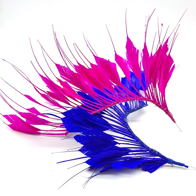 1 шт. свадебная брошь с гусиным пером длина около 30 см | Дом и сад