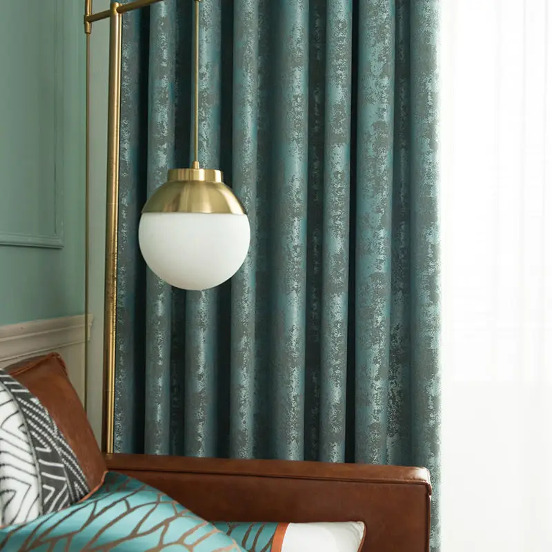 

Schuth Leaf Double-sided Jacquard Curtains Shading Custom Light Luxury Modren Living Room Curtains Bedroom Dining Room