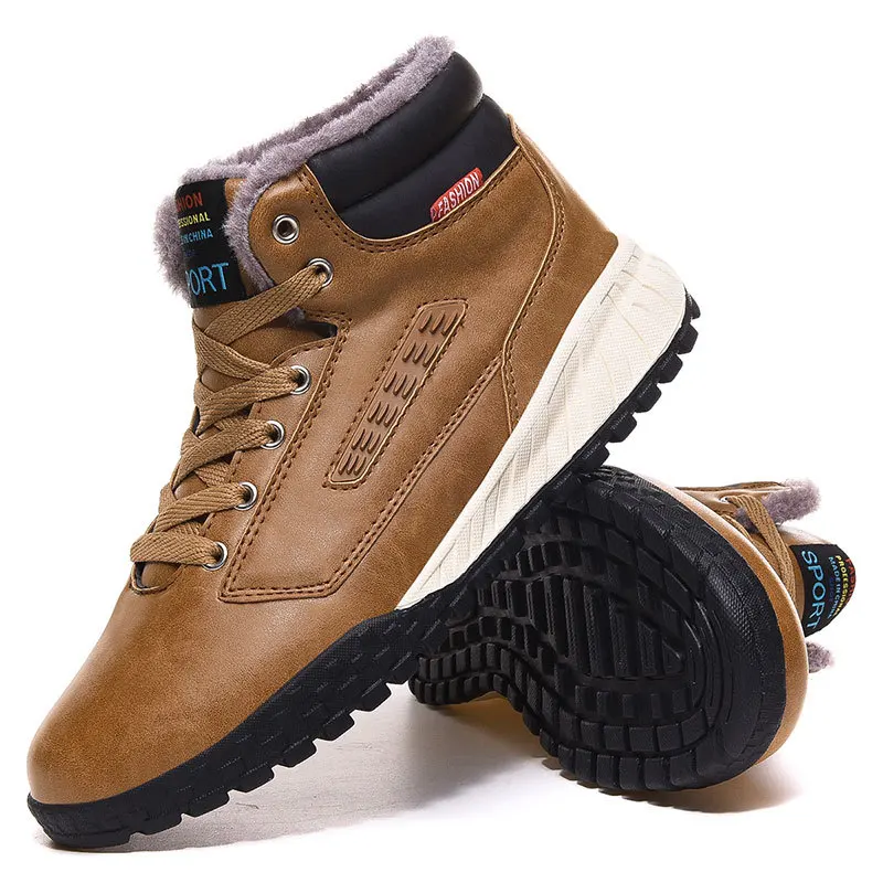 Модные Ботинки Martin мужская кожаная обувь с высоким верхом рабочая одежда для