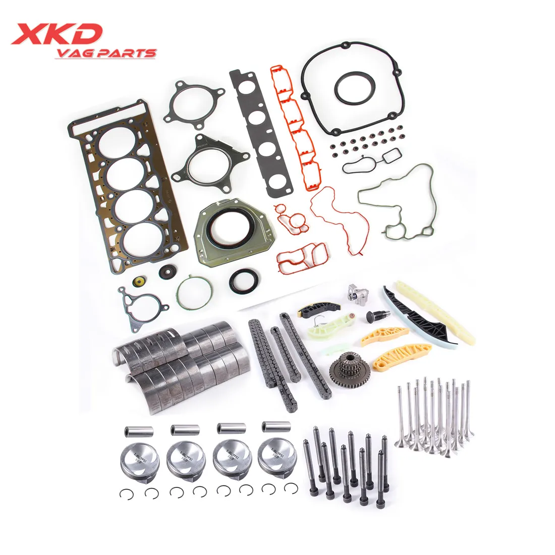 Комплект поршневых колец 1 8 T комплект зубчатых клапанов и для восстановления