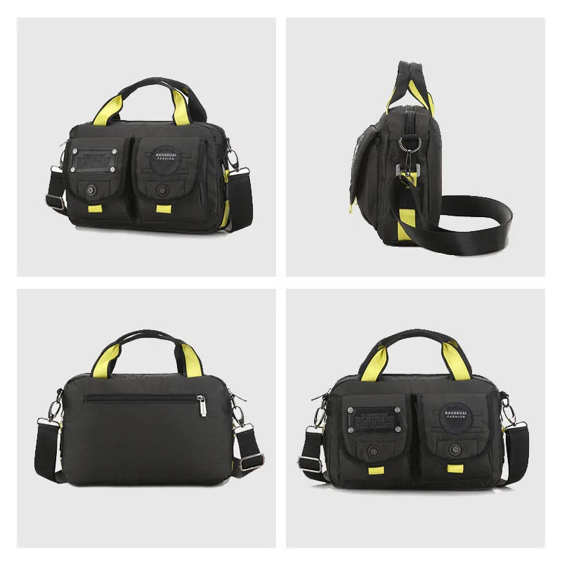 WOBAG мужская сумка высокого качества водонепроницаемая сумка на плечо Повседневная дорожная сумка через плечо портативная большая Вместительная дорожная сумка