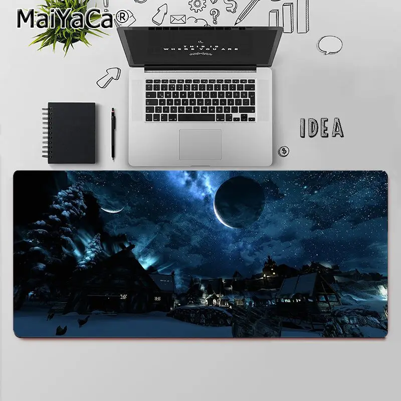 

MaiYaCa High Quality The Elder Scrolls Gaming Player desk laptop Rubber Mouse Mat Free Shipping Large Mouse Pad Keyboards Mat