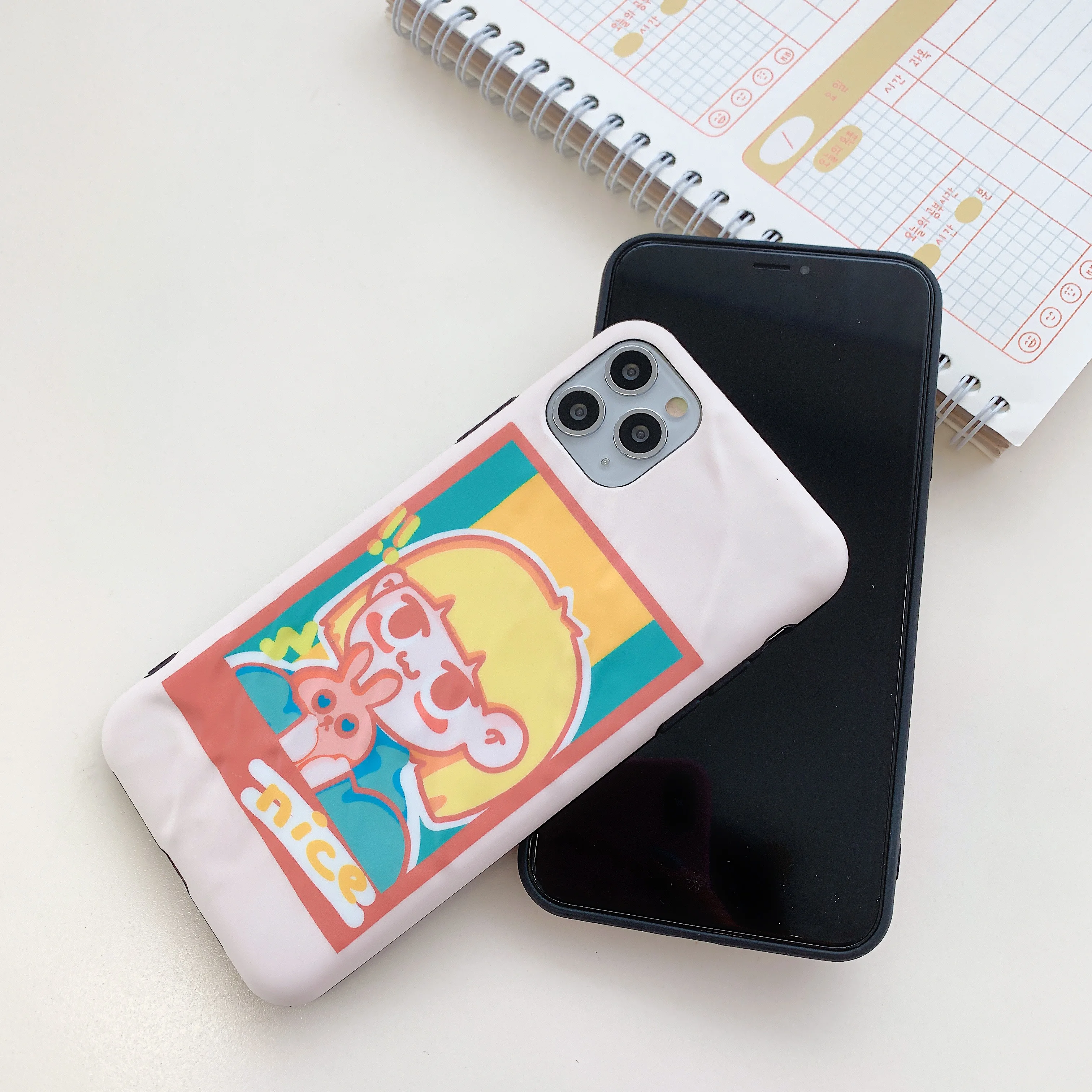 Силиконовый чехол для iPhone 11 11pro MAX мягкие Мультяшные чехлы мальчиков и девочек 7 8