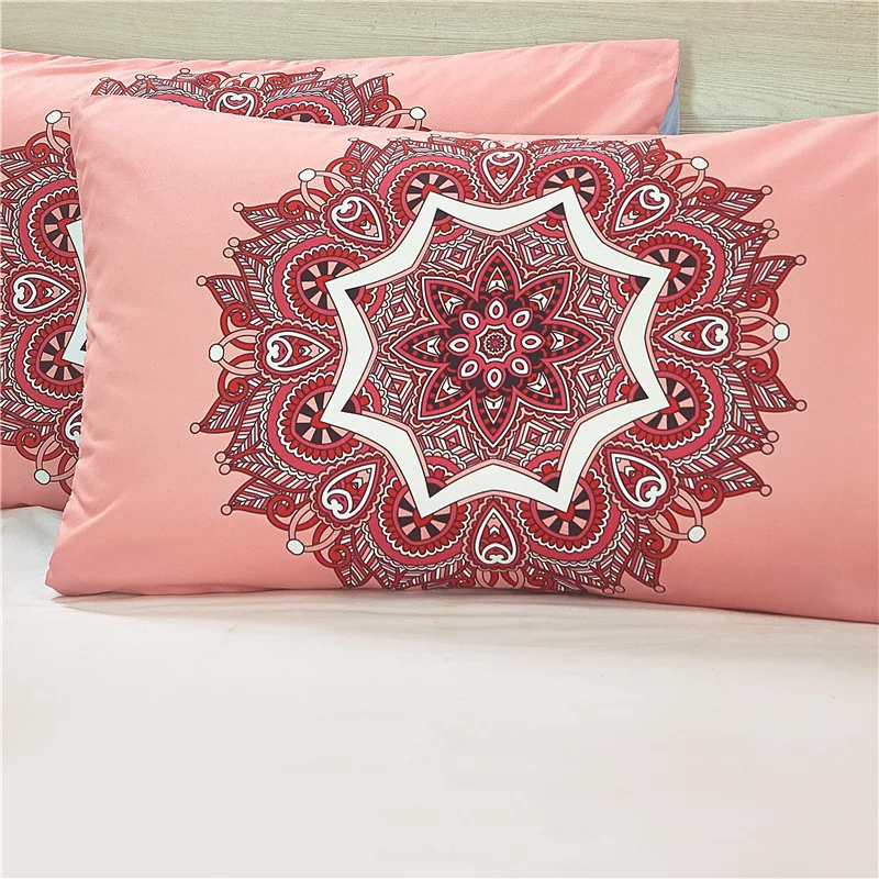 Домашний текстиль 3d большая версия цветок комплект постельного белья из трех