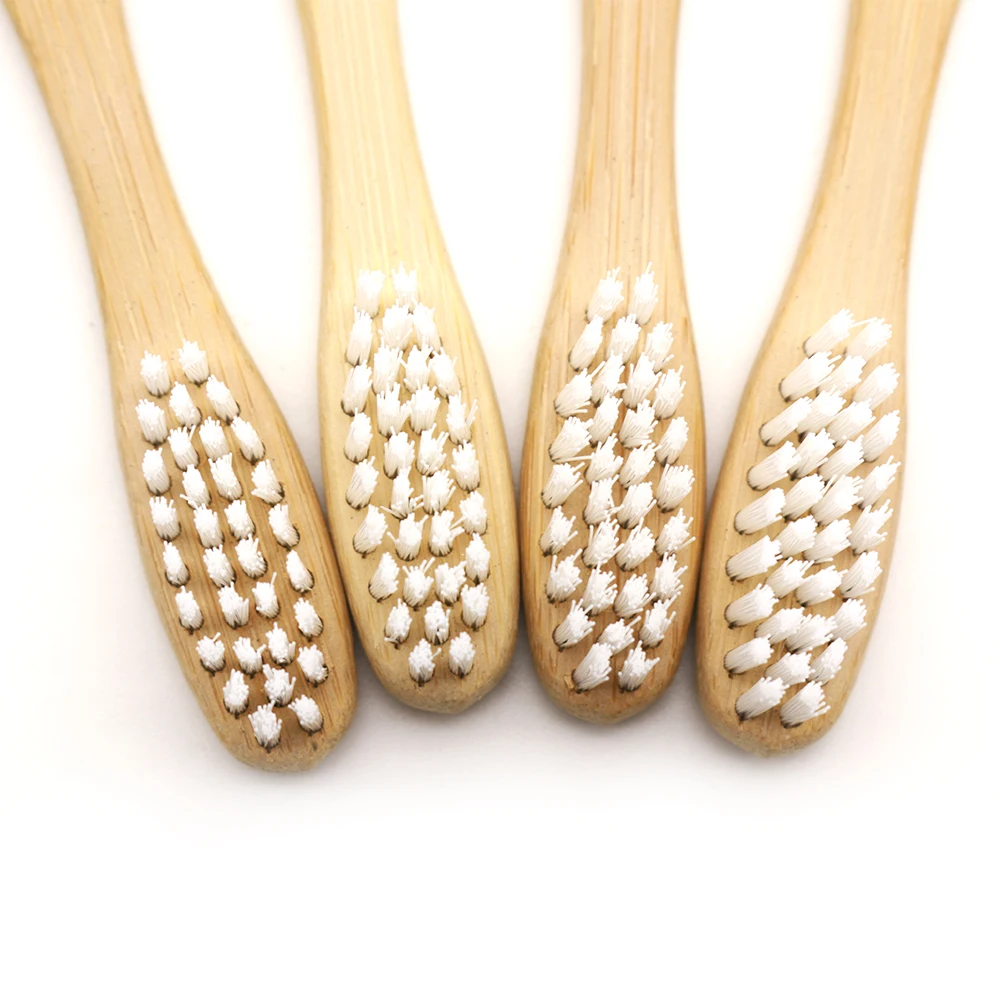 12 Packs Child Toothbrush Kids Soft Bristle Environmental Wood Bamboo Soft-Bristle Fibre | Красота и здоровье