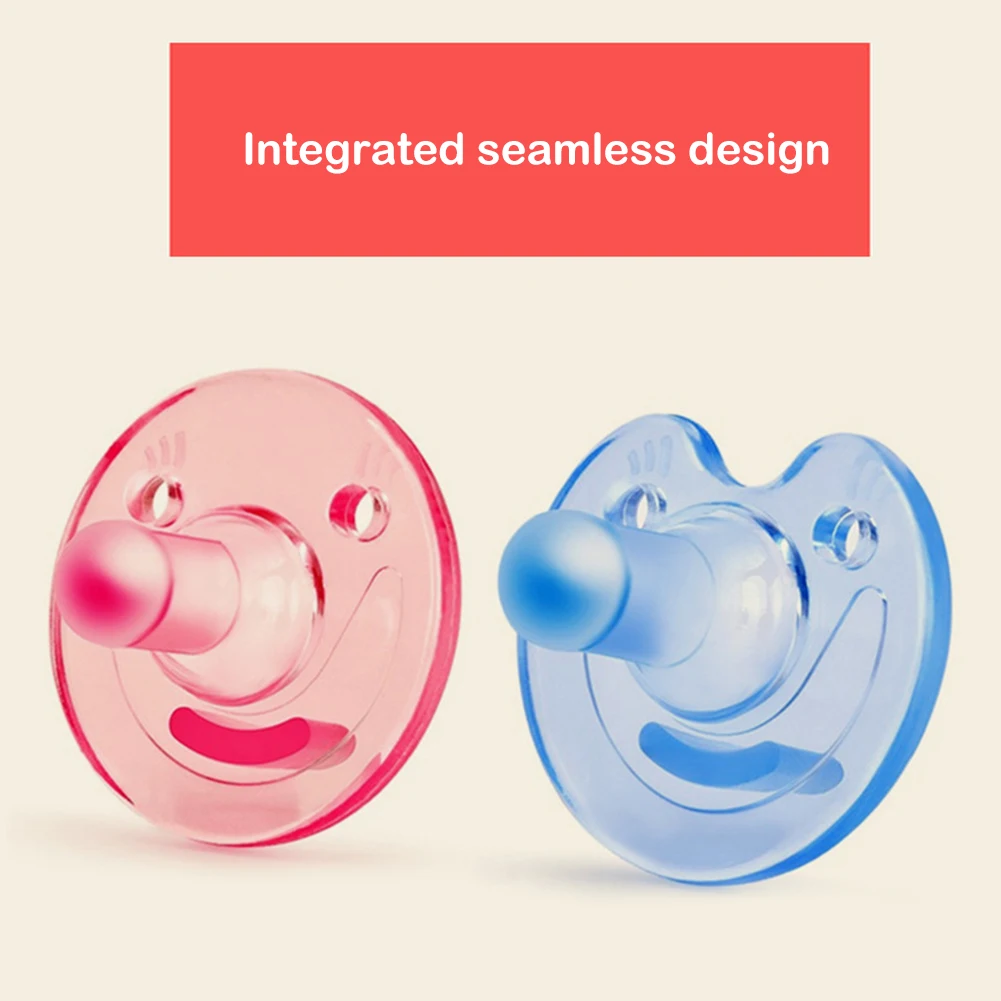 Силиконовая детская круглая соска со смайликом Ортодонтическая пустышка