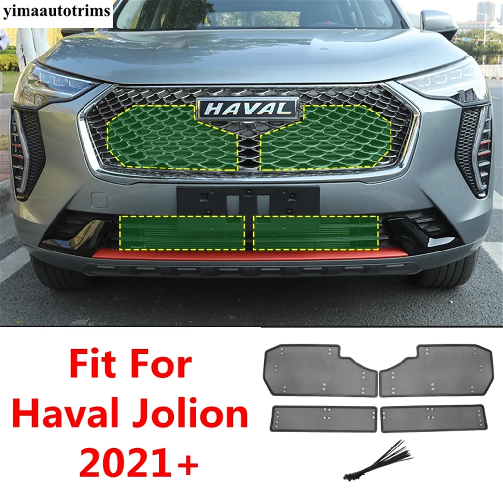 

Front Grille Insert Insect Net Screening Mesh Water Tank Engine Protection Cover For Haval Jolion 2021 2022 Accessories Exterior