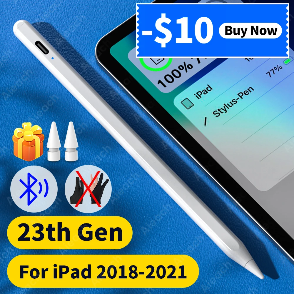 Фото Для Apple Pencil 2 iPad 23-го поколения Bluetooth стилус для Рисование сенсорная ручка 2021 2020 2019 Для Apple Pencil 2 iPad 23-го поколения Bluetooth стилус для Рисование сенсорная ручка 2021 2020 2019