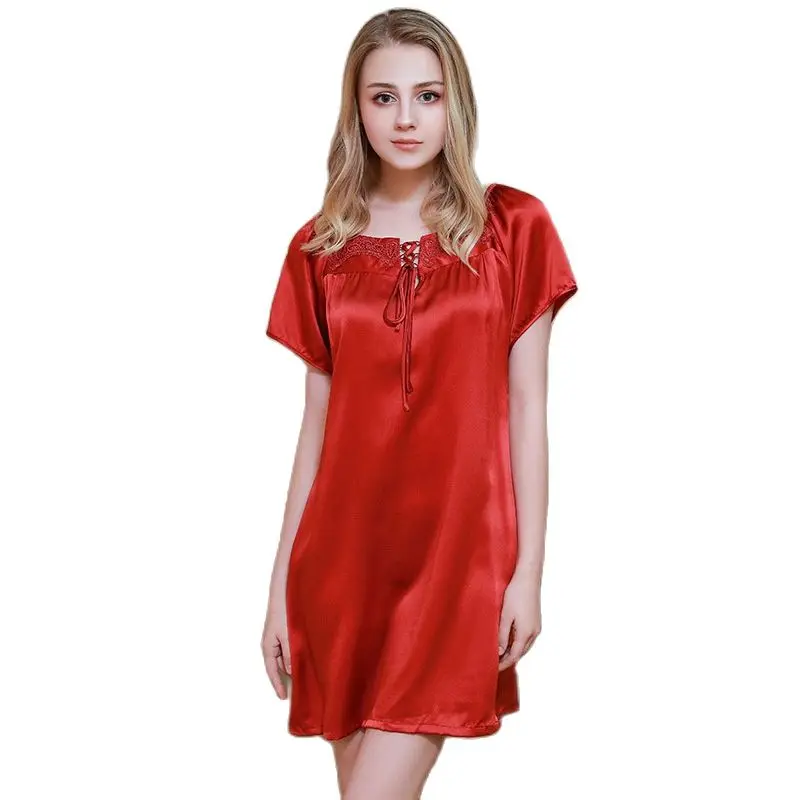 S5592 Новинка Весна-Осень шелковая одежда женская летняя 100% Шелковая ночная