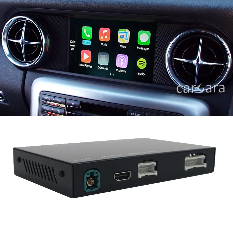 Apple iphone app carplay CL Class W216 C216 2013 - 2014 NTG4.5/4 7 Система android Авто приложение карта зеркало