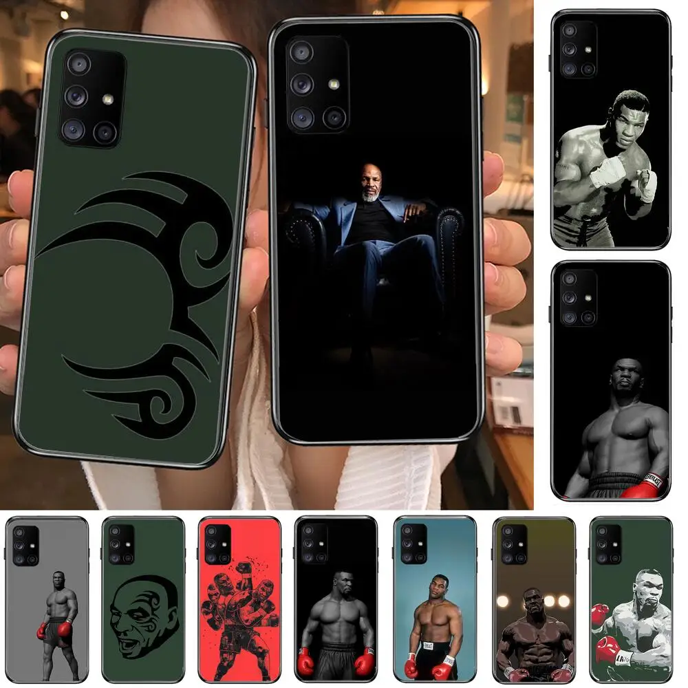 

Boxing king Mike Tyson Phone Case Hull For Samsung Galaxy A 50 51 20 71 70 40 30 10 80 E 5G S Black Shell Art Cell Cove