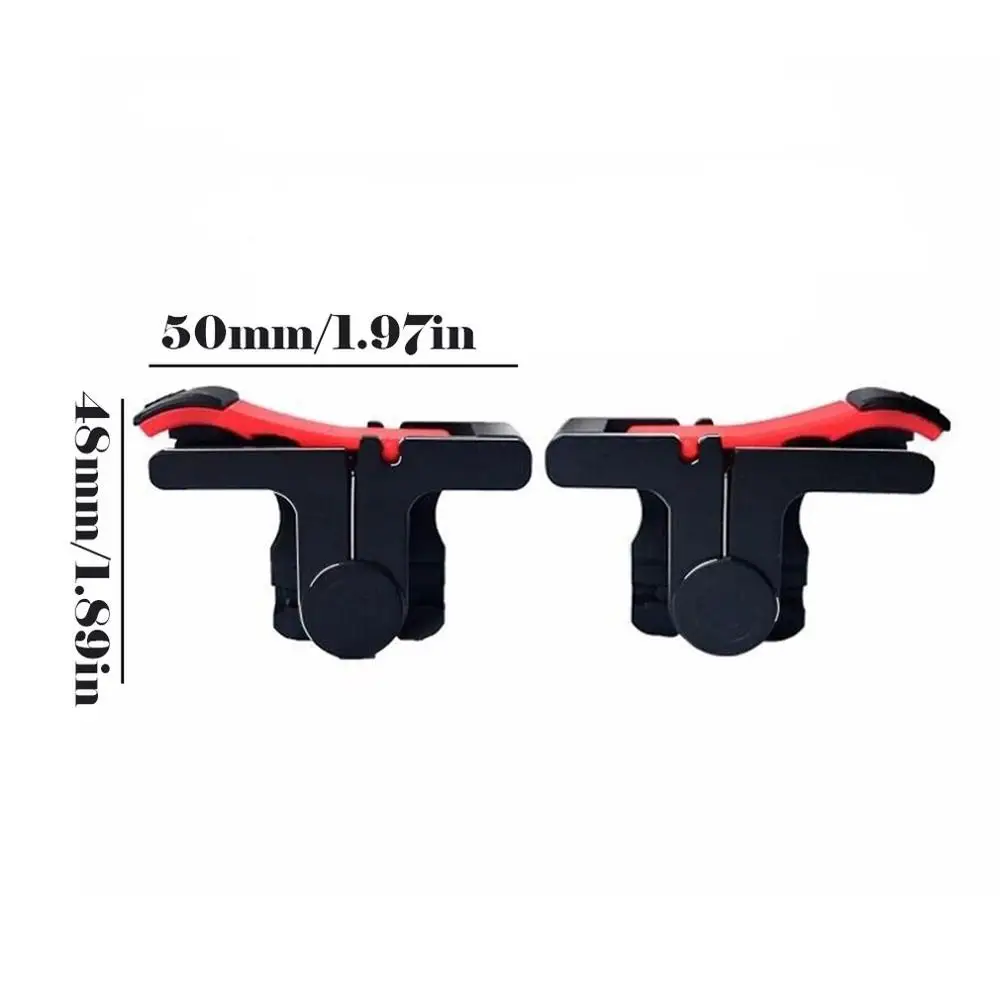 2 шт. Гибкий контроллер для PUBG Trigger Fire Button Aim L1 R1 Key L1R1 Shooter Controller мобильный телефон
