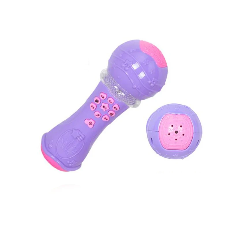 1 шт. Электрический музыкальный светильник микрофоны караоке пение обучающая