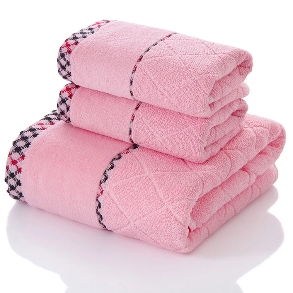 Набор банных полотенец из 3 предметов 100% хлопок супервпитывающие для взрослых