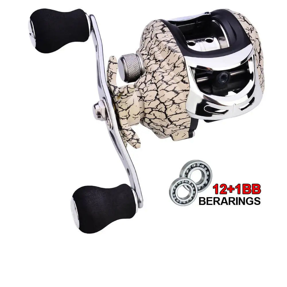 

Heavy Duty Baitcast Fishing Reel 7.2:1 12+1 Bearing Right/Left Hand Bait Casting Reel Wheel