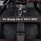 Автомобильные коврики на заказ для Honda CR-V CRV RW 5th Gen 2021 2020 2019 2018 2017, автомобильные аксессуары, пользовательские украшения, Защитные Чехлы, коврики