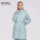MIEGOFCE 2021 новая коллекция женское стеганое пальто куртка женская ветрозащитная куртка стеганка с капюшоном рукава с трикотажными манжетами и большими карманами стильный дизайн на любой выход очень удобен
