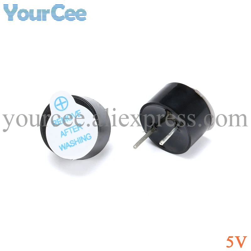 10PCS 3v 5v 12v 0905 Mini Active Buzzer MagneticIntegrated 9*5.5mm SOT Plastic Tube Long Beep Tone Sound | Электронные