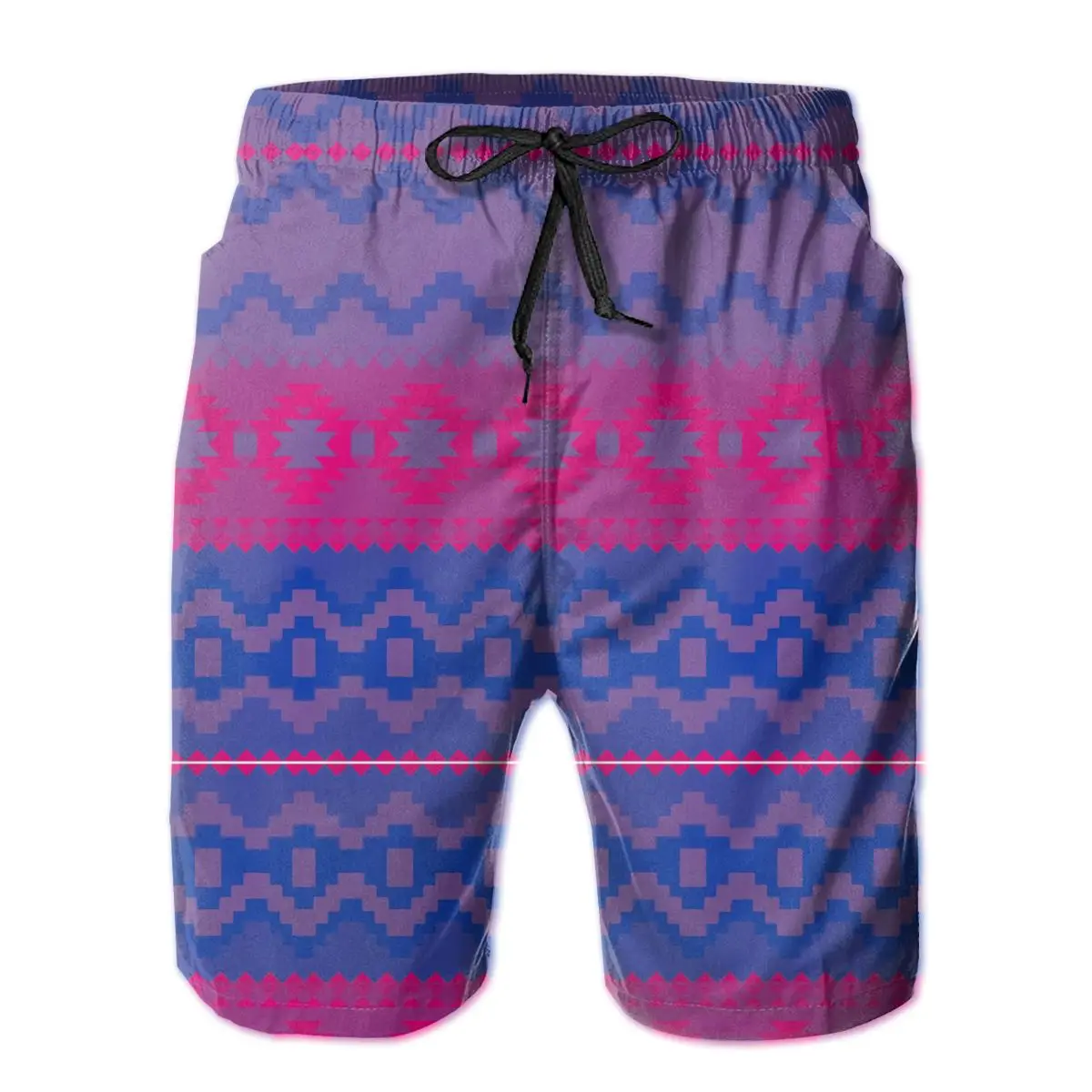 

Bi Pride Sweater Pattern Men's Beach Shorts Novelty R333 Tees USA Size