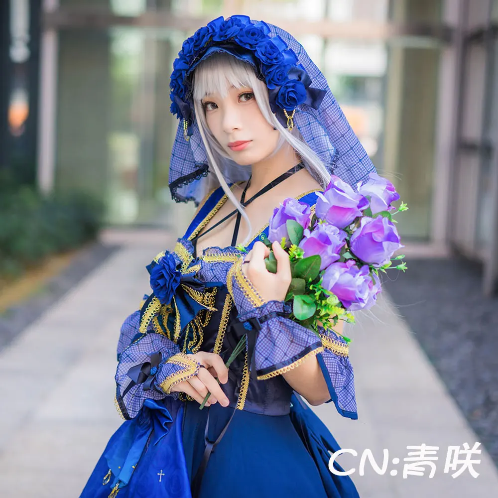 Костюм для косплея аниме взгляд! Minato Yukina Roselia 4-й одиночный 「 ONENESS 」 платья