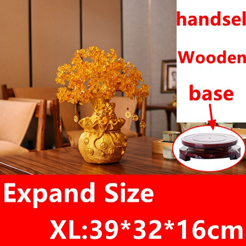 Талисман фэн шуй для украшения дома цитрин из смолы украшение на удачу хороший