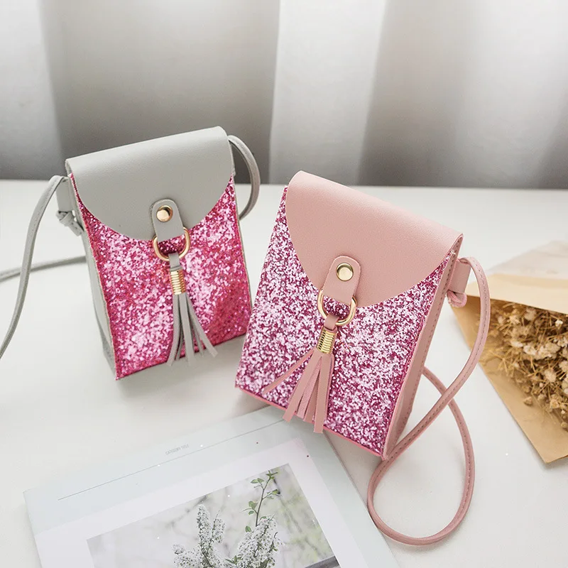 Женская мини-сумка через плечо для телефона высокое качество карман сотового